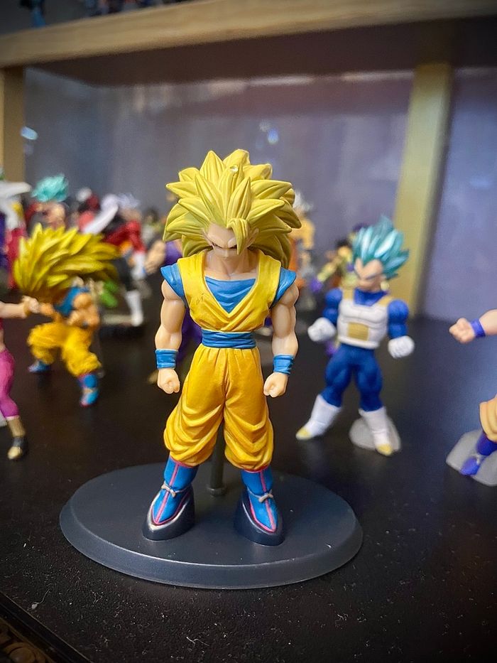 Figurine dragon ball gashapon Hachette Goku ssj3
