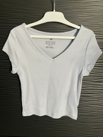 T shirt bleu H&M 8-10 ans