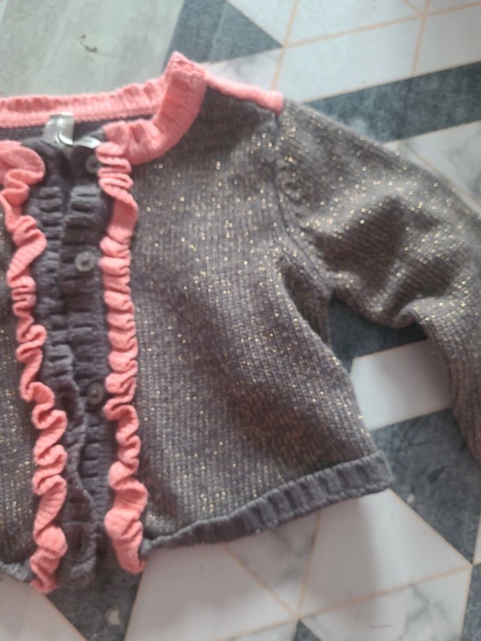 Gilet à paillette 12 mois fille - photo numéro 2