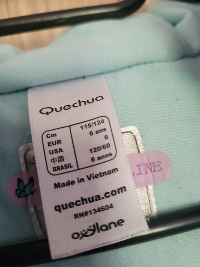 Imperméable quechua fille taille 6 ans - photo numéro 4