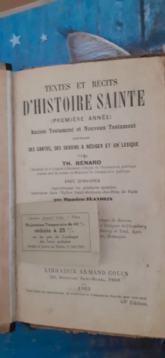 Texte et Récits d'histoire  Sainte 1923 - photo numéro 4