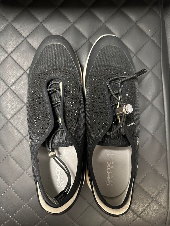 Geox noir brillant