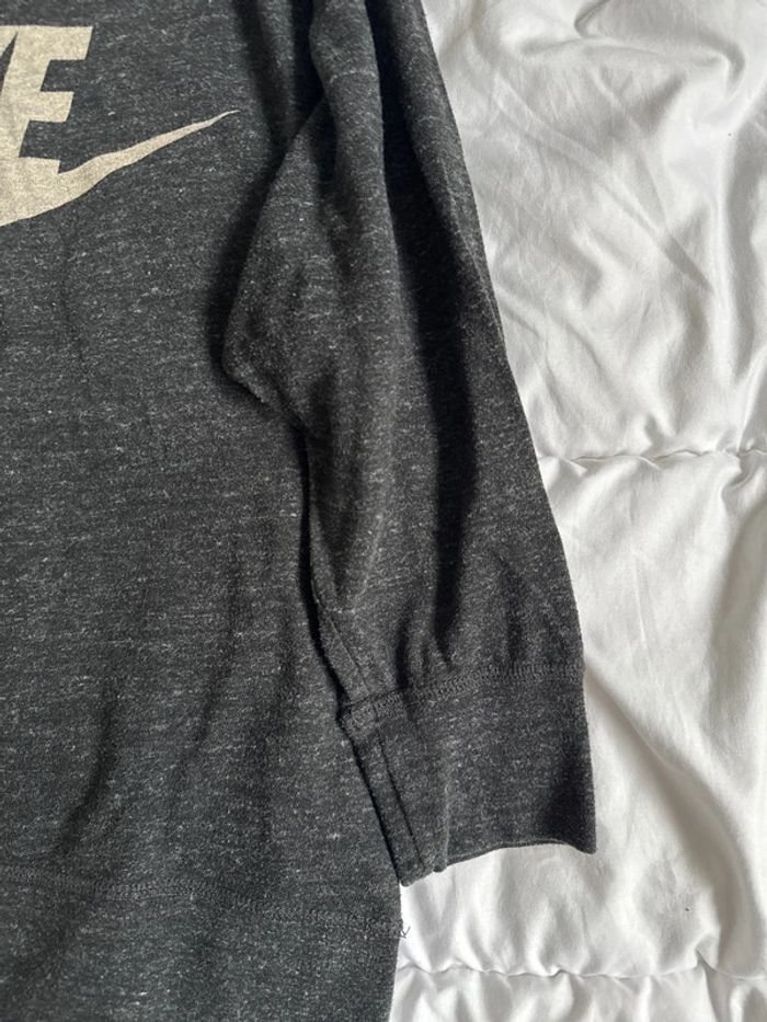 Sweat Nike noir chiné femme - Taille M - photo numéro 4