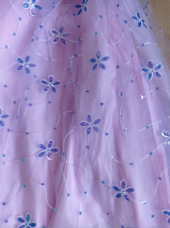 Costume princesse raiponce paillette 6ans - photo numéro 5