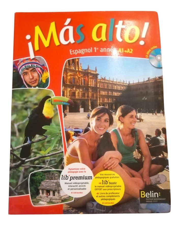 Manuel scolaire espagnol Más alto!