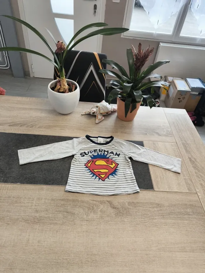 Tee-shirt garçon ml 18 mois Superman