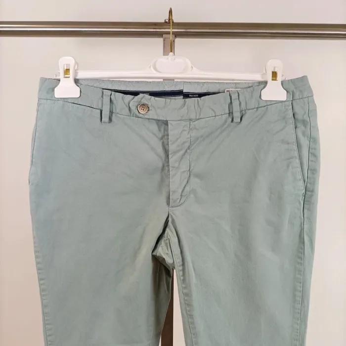 Pantalon Homme - Chino Hackett Bleu ciel - Bleu très clair Taille 32L Taille 40 estimée A384 - photo numéro 2