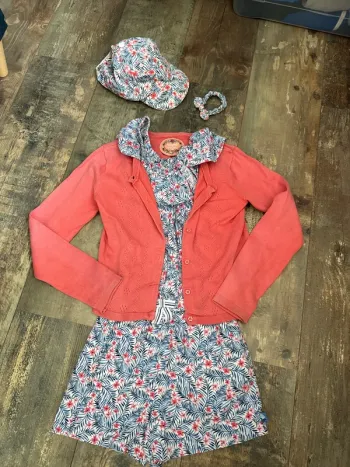 Ensemble Combi short + casquette + élastique