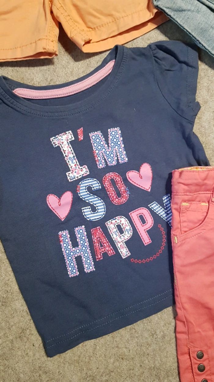 Lot de 3 ensembles estivaux fille 9 mois - photo numéro 6