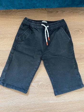 Short en jean stretch noir 12 ans