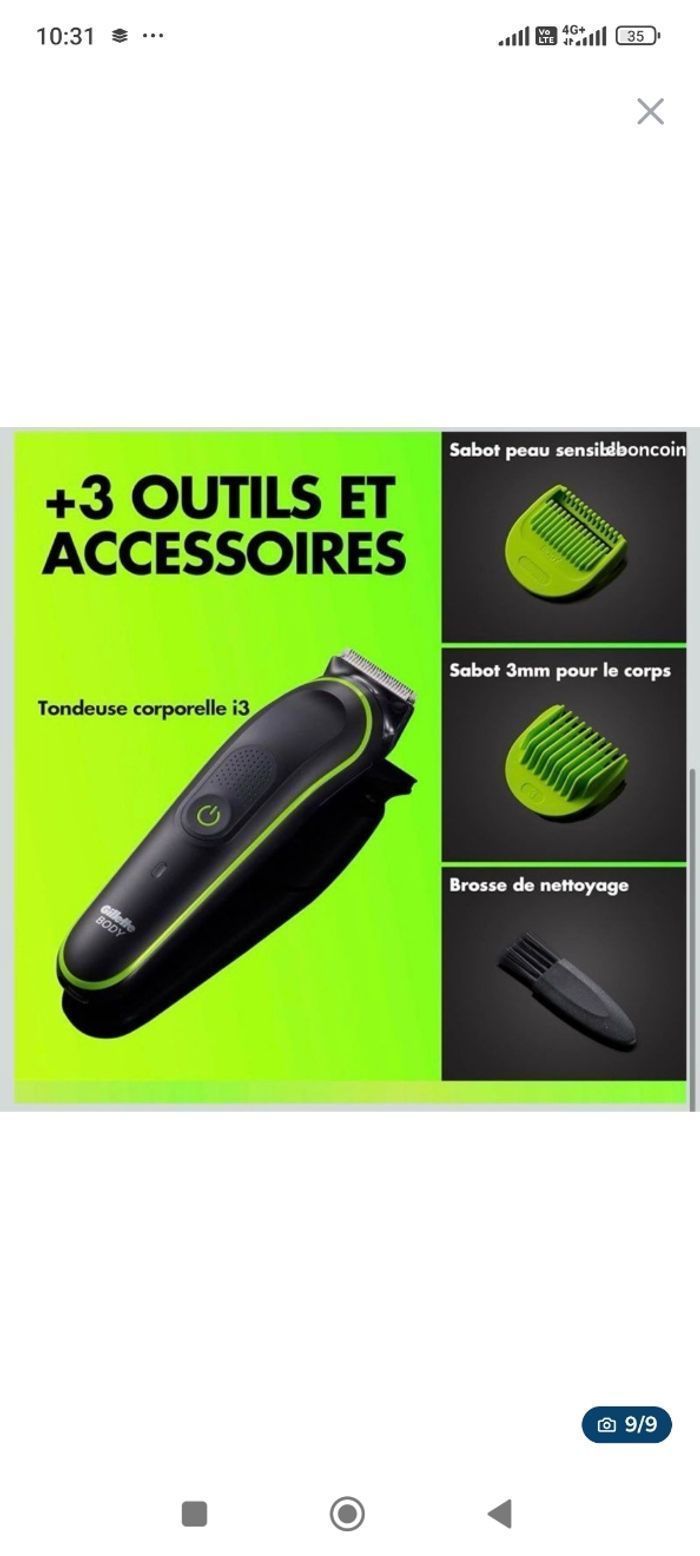 Tondeuse Gillette Corps Labs Body + Intimate i3 Neuf 👍 Envoi Rapide - photo numéro 8