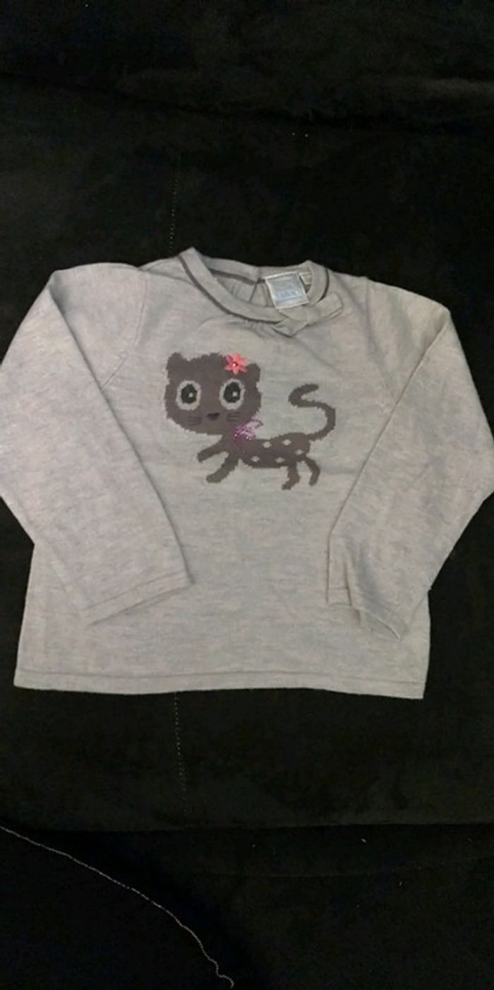 Pull léger gris
