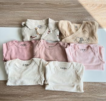 Lot bodies manches longues fille 12 mois
