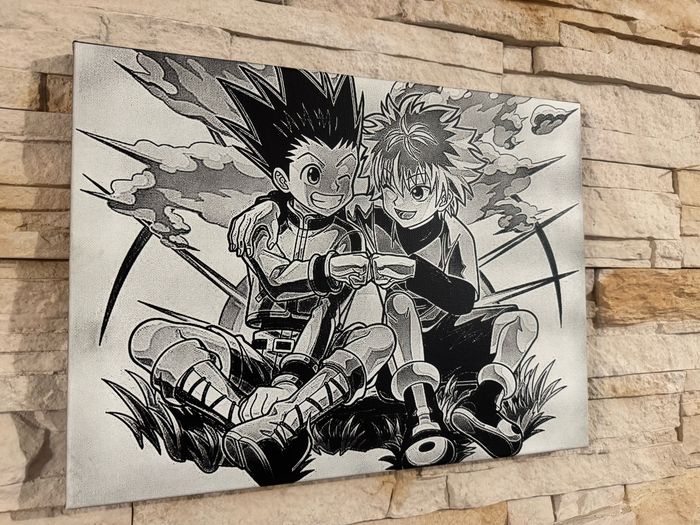 Tableau Gon et Killua du manga Hunter x Hunter - photo numéro 4