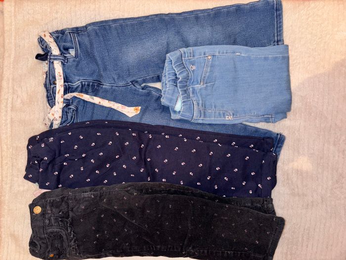Lot Pantalon Fille 2 ans