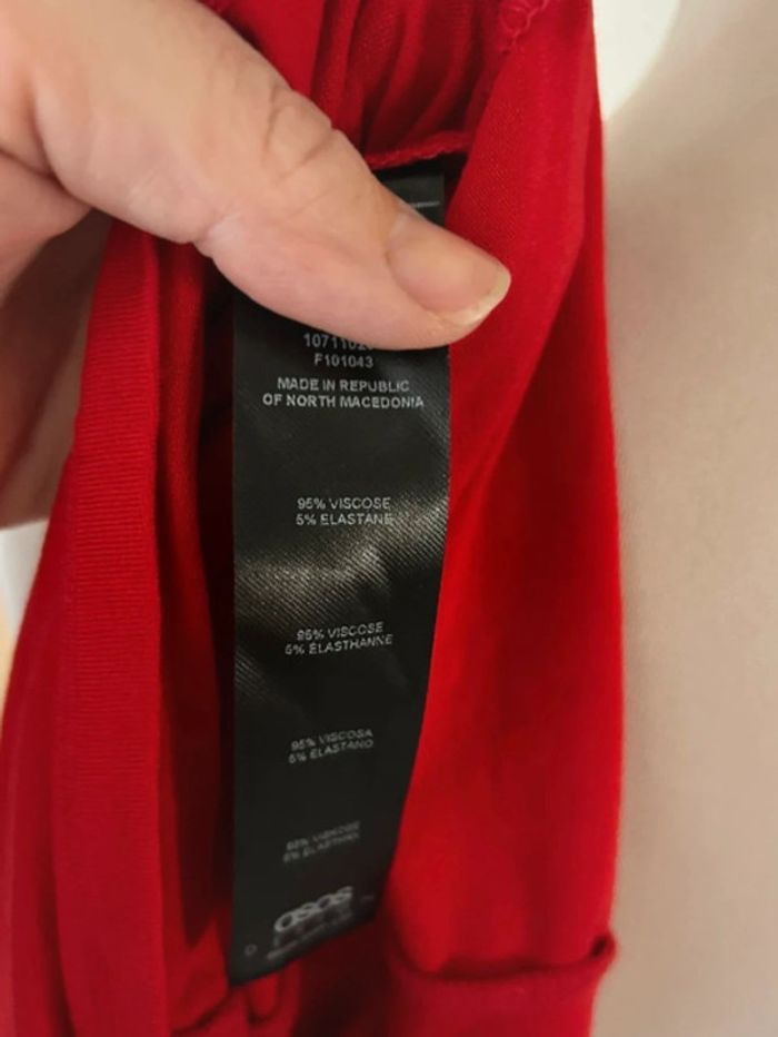Robe à bretelles, rouge, Asos - photo numéro 11