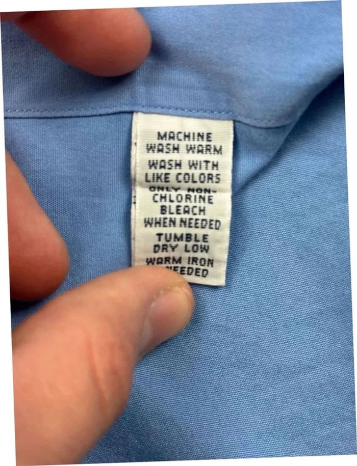 Chemise shirt Ralph Lauren bleu clair old money taille L - photo numéro 12