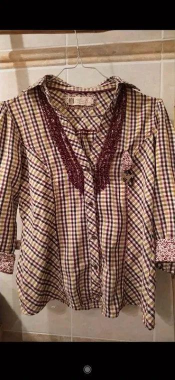 Superbe chemise à carreaux Bershka S