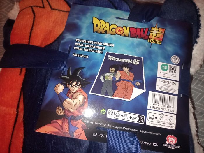 Grande couverture polaire DBZ dragon ball z - photo numéro 2