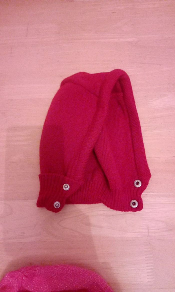 Bonnet lot 2 bonnet 1 cagoule 18 24 mois - photo numéro 3