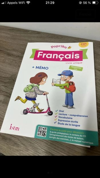 Français Livre unique CE1 Cycle 2