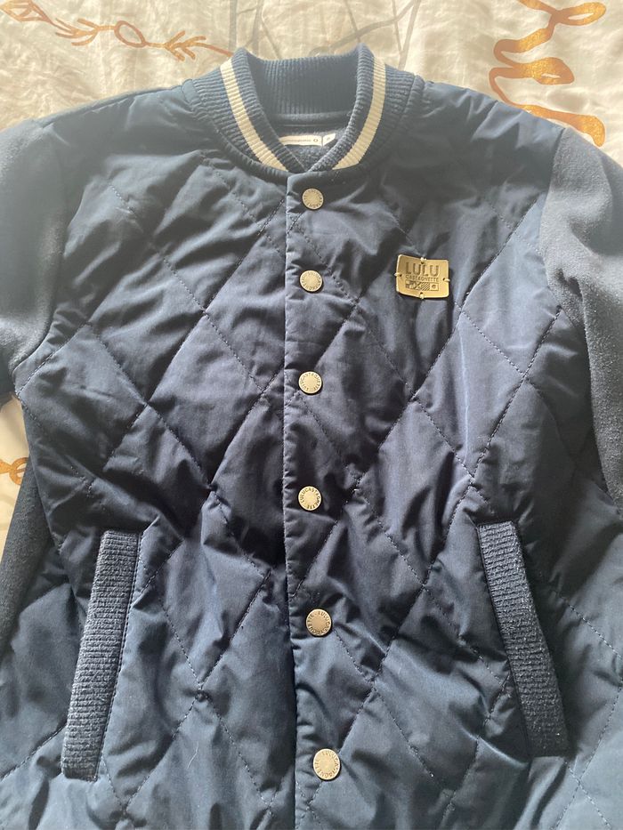 Veste bleue marine à pressions Lulu castagnette 8 ans - photo numéro 2