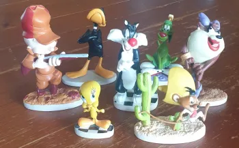 Lot 7 figurines Warnes bros - Looney tunes saison 3