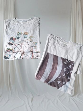 2 tee-shirt 🤍 blanc