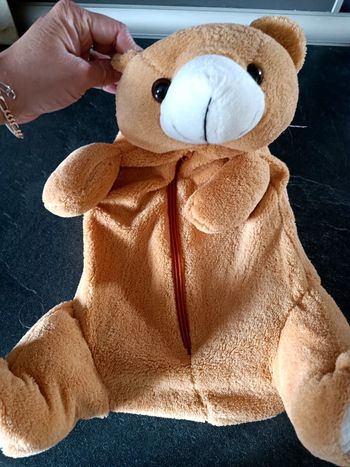 Peluche ours bouillote