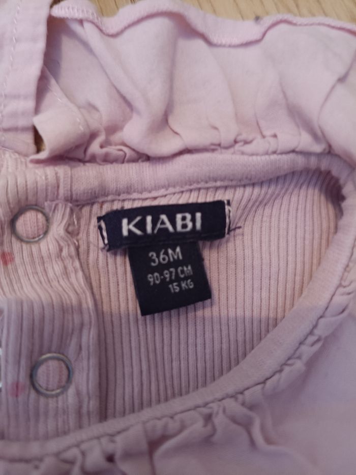T-shirt fille Kiabi taille 36 mois - photo numéro 2