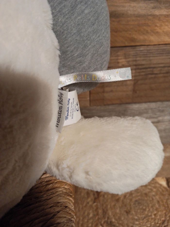 Peluche chien Oko d'activité Moulin roty tbe - photo numéro 3