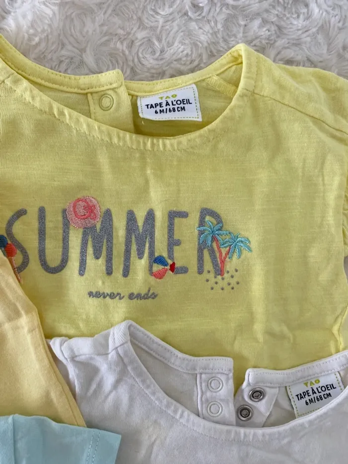 Lot de 4 tee shirt fille - photo numéro 4