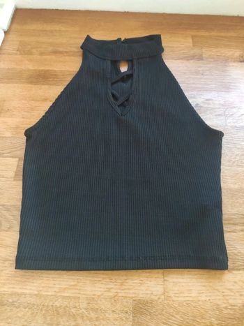 Jennyfer top noir XS