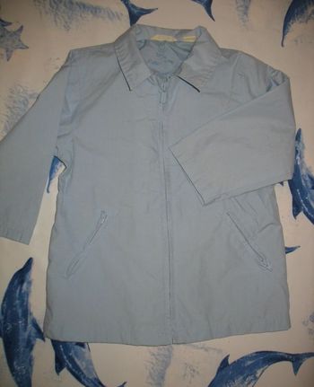 IMPERMÉABLE BLEU CLAIR FILLE "H&M" - 2 ANS - n°01