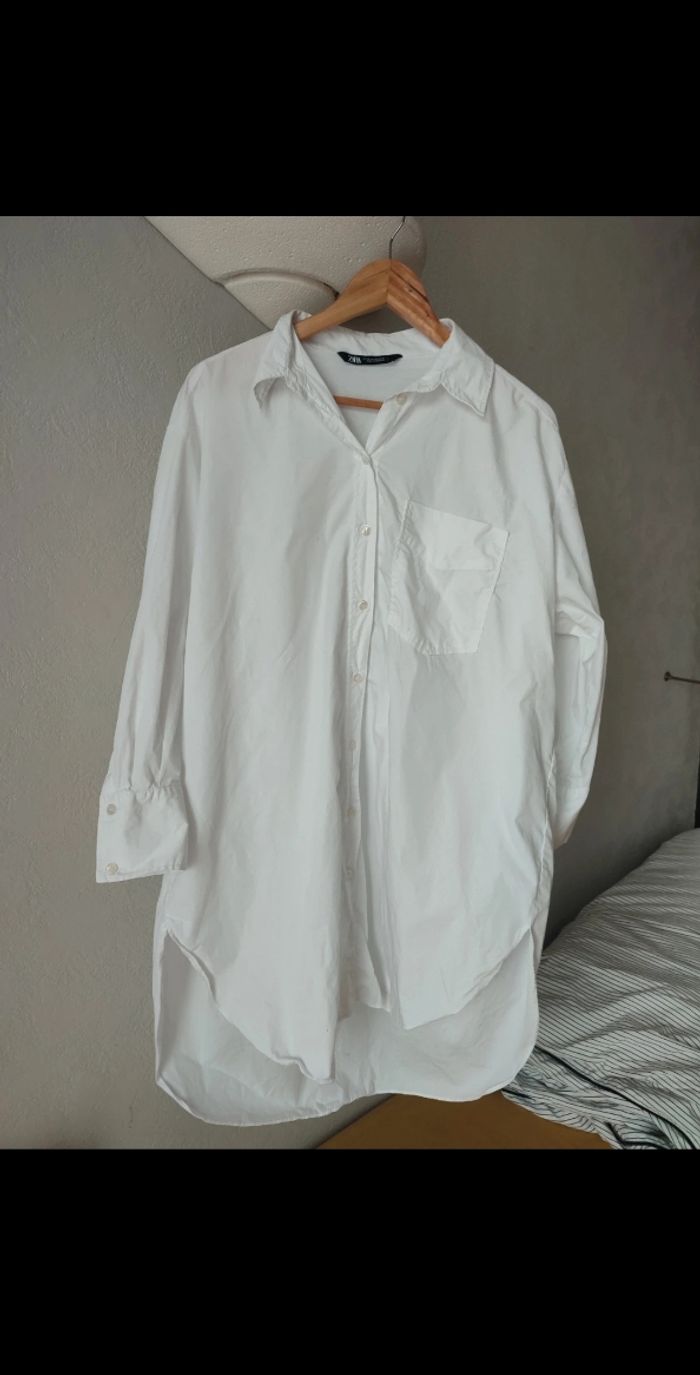 Robe chemise blanche Zara - Taille XS
