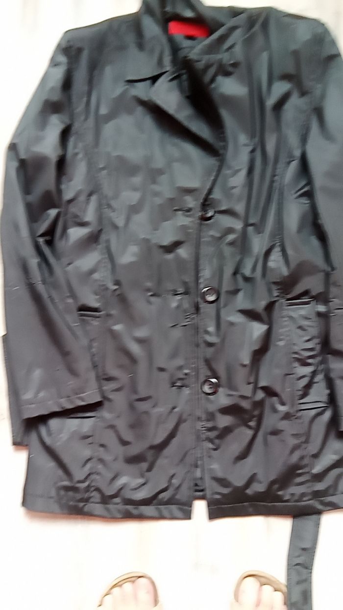 Veste noire imperméable