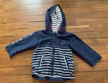 Manteau mi saison Marin - taille 24 mois