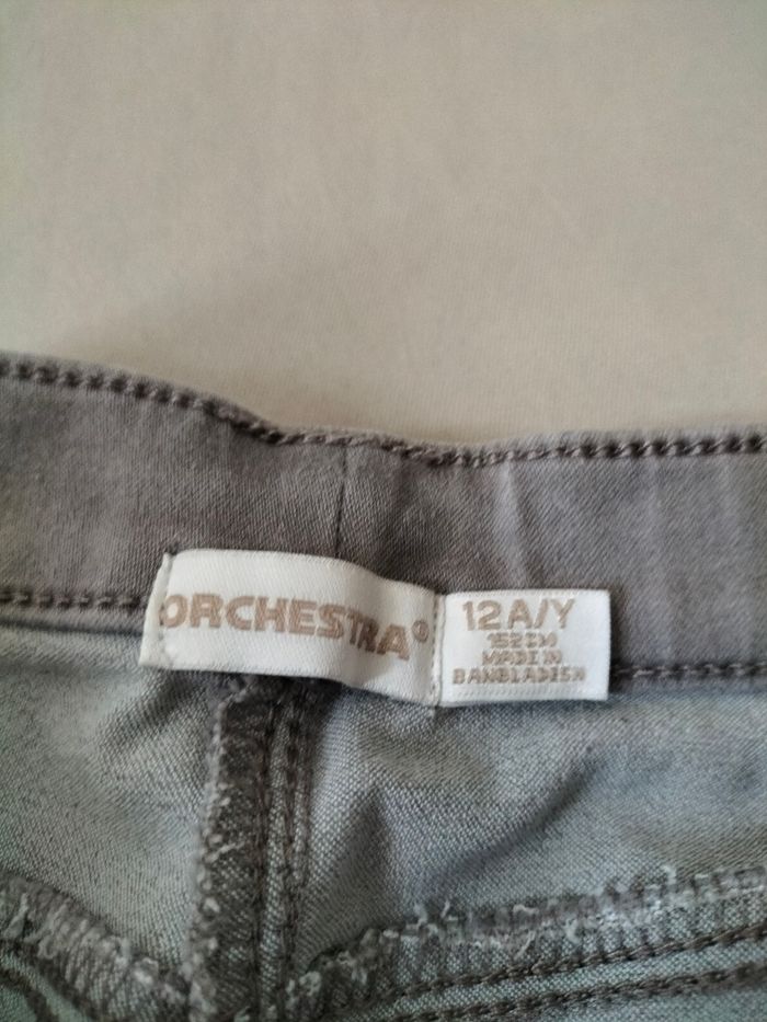 🤍 Jeans slim élastique gris - 12 ans - Orchestra - Neuf 🤍 - photo numéro 4