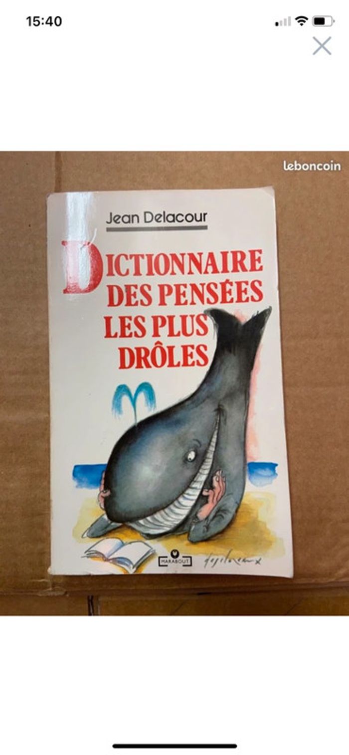 Dictionnaire des pensées les plus drôles