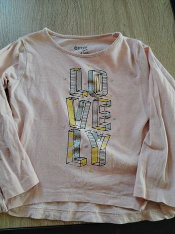 Tee shirt Lovely 4 ans