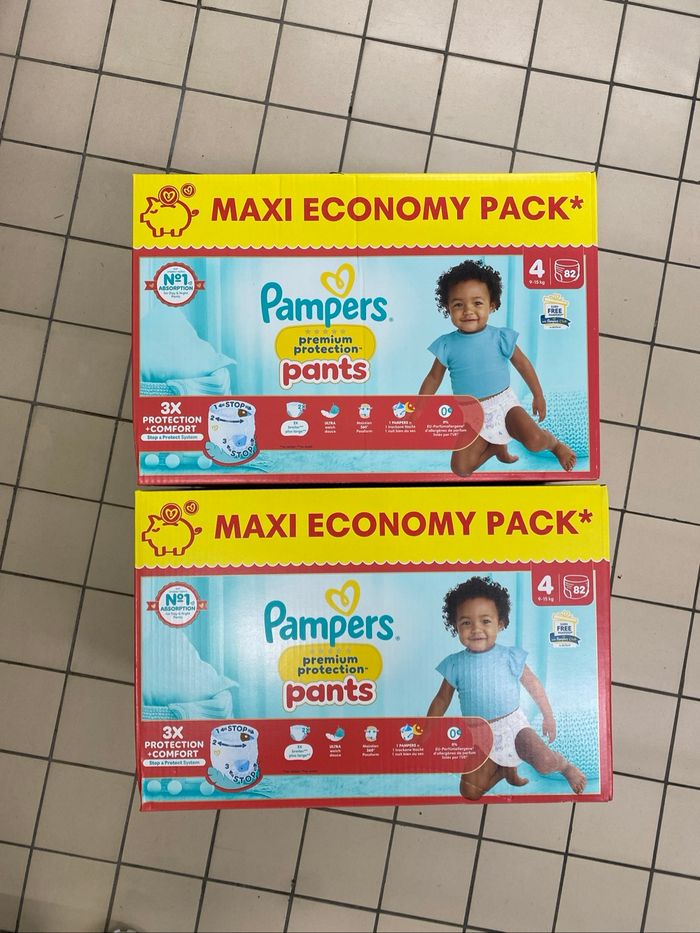 [-25% code SABLIER25] 164 couches Pampers Pants premium protection taille 4