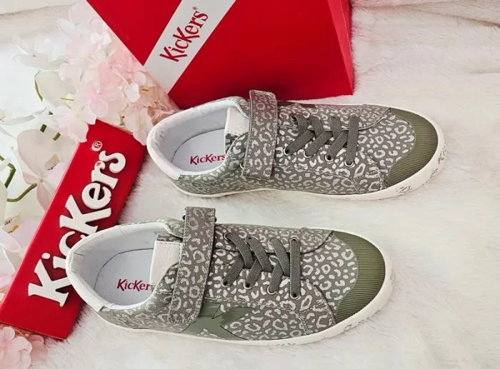 Baskets Sneakers Tennis Scratch Élastique Kickers T40 - photo numéro 3