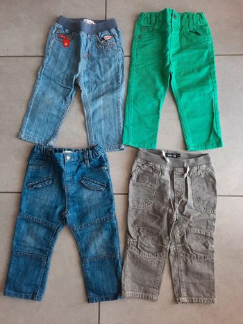 Lot de pantalons garçon 18 mois