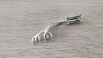 Partie échappement pièce détachée miniature Mercedes Benz 300S 1955 Maisto 1/18 1/18ème #B66