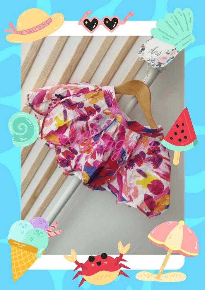 Jupe foulard catimini folk a Tijuana 4ans  neuve - photo numéro 2