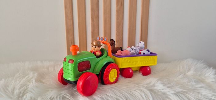 Tracteur action multicolore