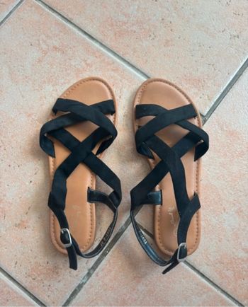 Sandales en daim