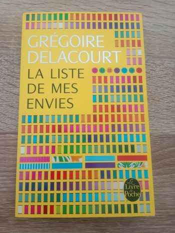 Grégoire Delacourt 🔹 La liste de mes envies