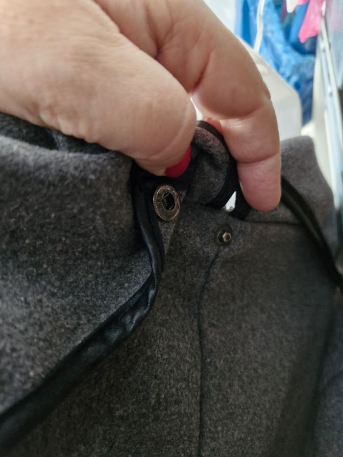 Magnifique veste drapée croisé déco zip - photo numéro 8