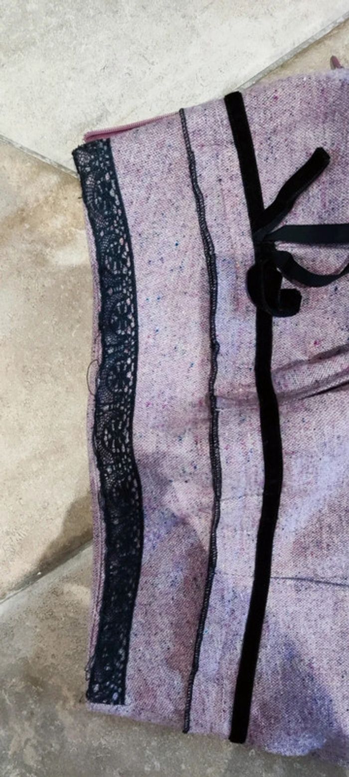 Jupe plissée en laine mi-longue - photo numéro 5